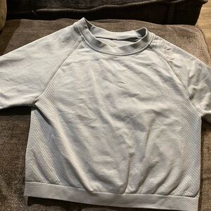 SHEIN Yoga Basic Solid Raglan Sleeve Crop Tee